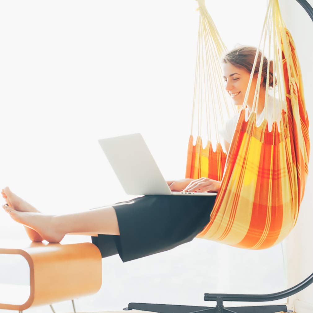 Hanging Hammock Chair Steel C Stand - Best Home Product
