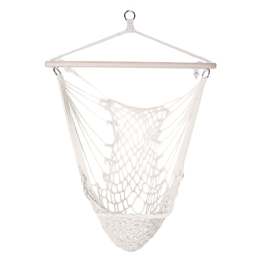 Hanging Rope Hammock Chair - Festnight