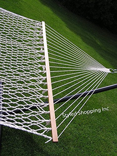 Styled White Rope Hammock Set - Styled Shopping