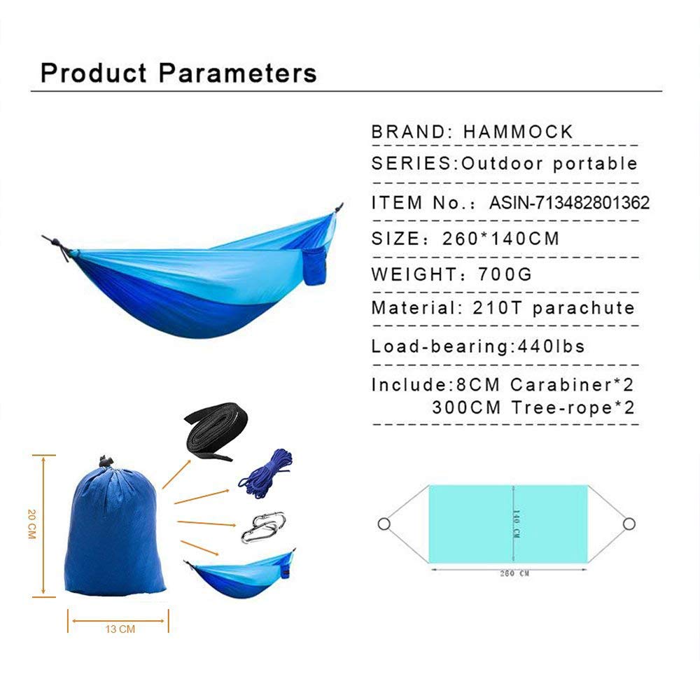 Camping Hammock with Mosquito Net - KEPEAK