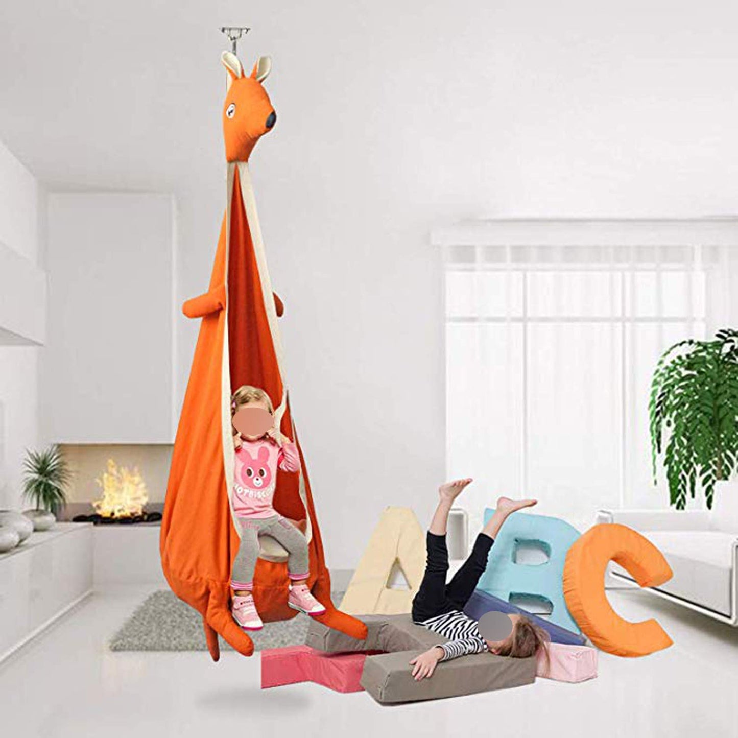 I'll NEVER BE HER Kangaroo Child Hammock Pod Swing
