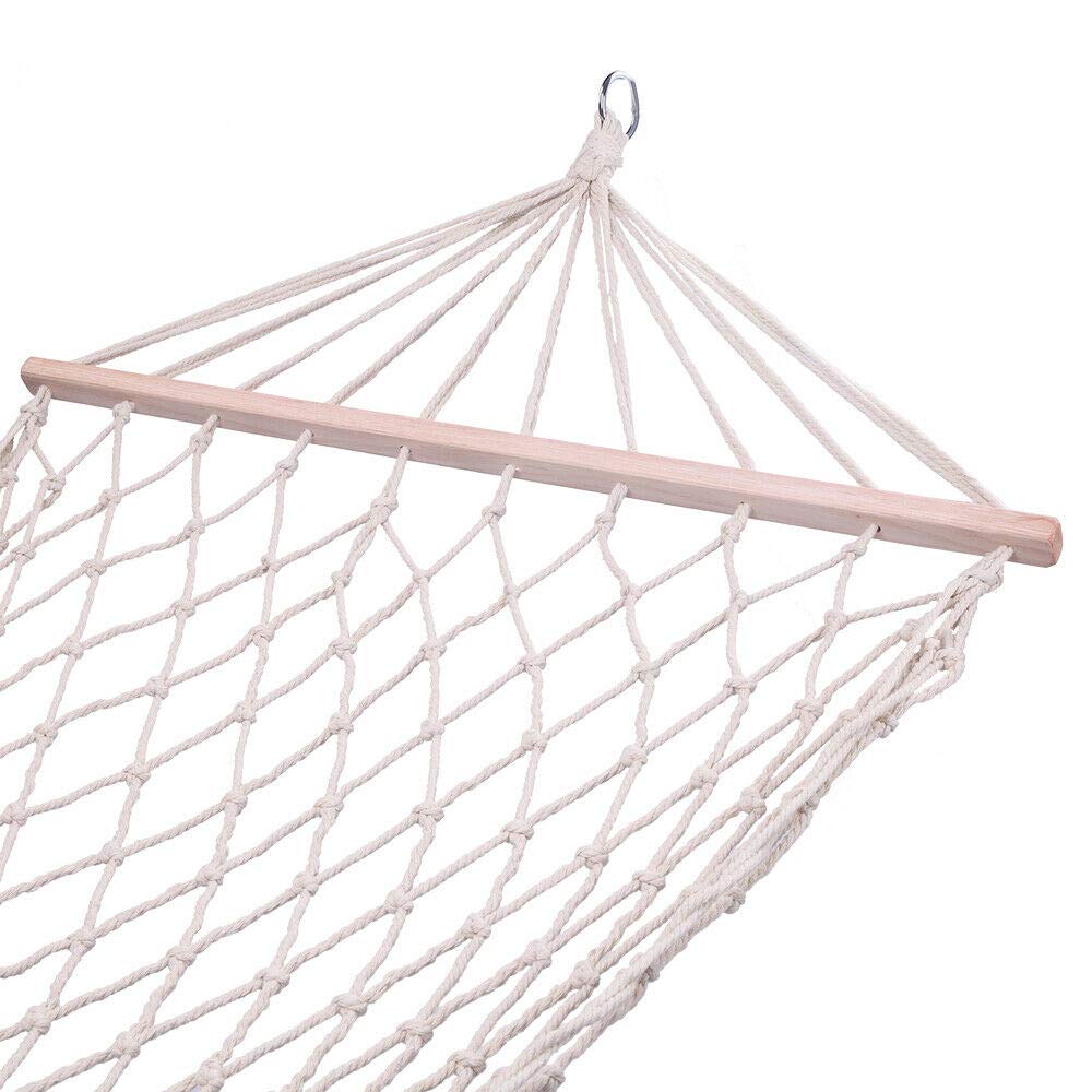 Outdoor Cotton Rope Bed with Spreader Bar - Dj siphraya