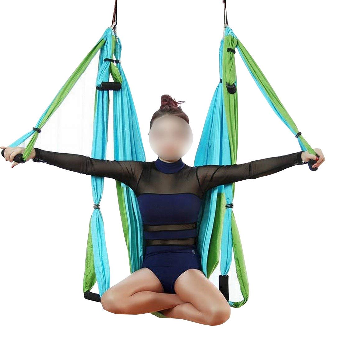 Kajuer Aerial Yoga Swing Set with Extension Straps