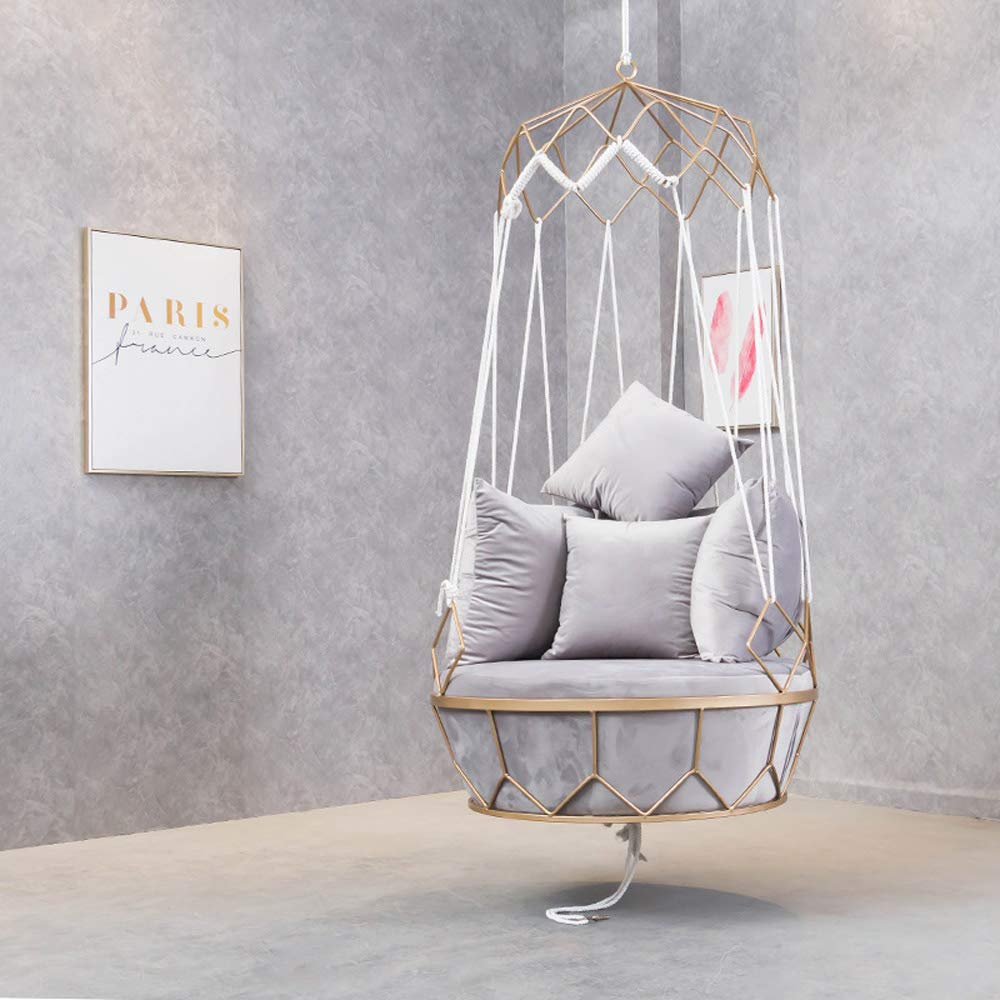 Lazy Metal Swing Basket Chair - SMGPYHWYP