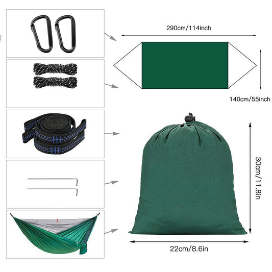 Camping Hammock with Mosquito Net - Camlinbo