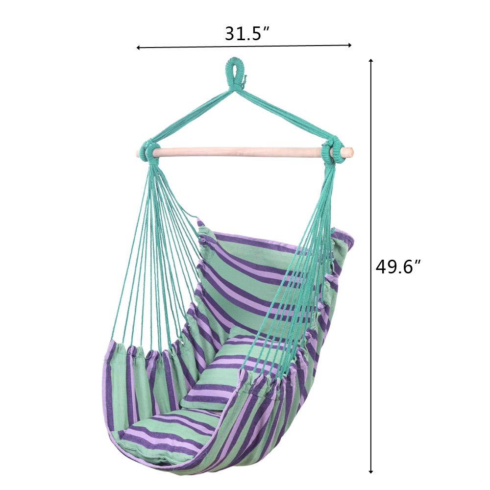 Hanging Rope Hammock Chair - Chino