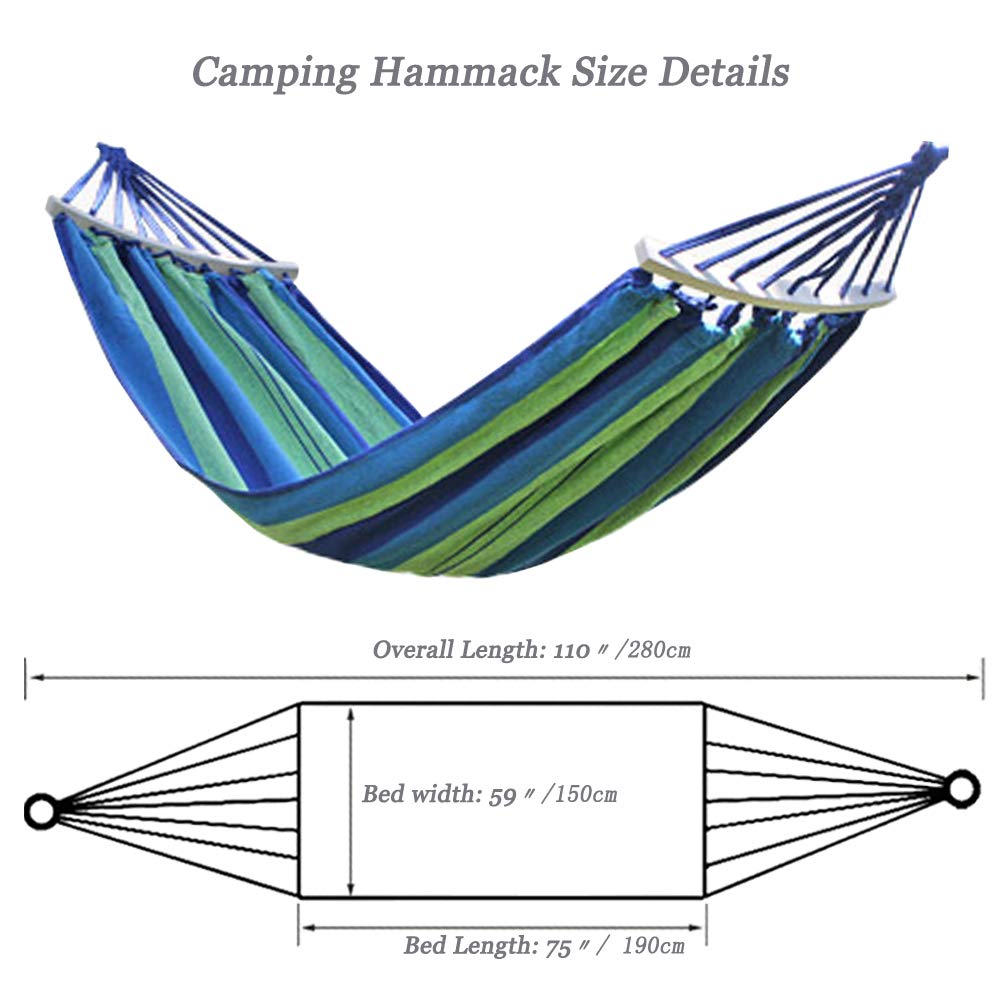 Cotton Fabric Canvas Hammock - HappyGo