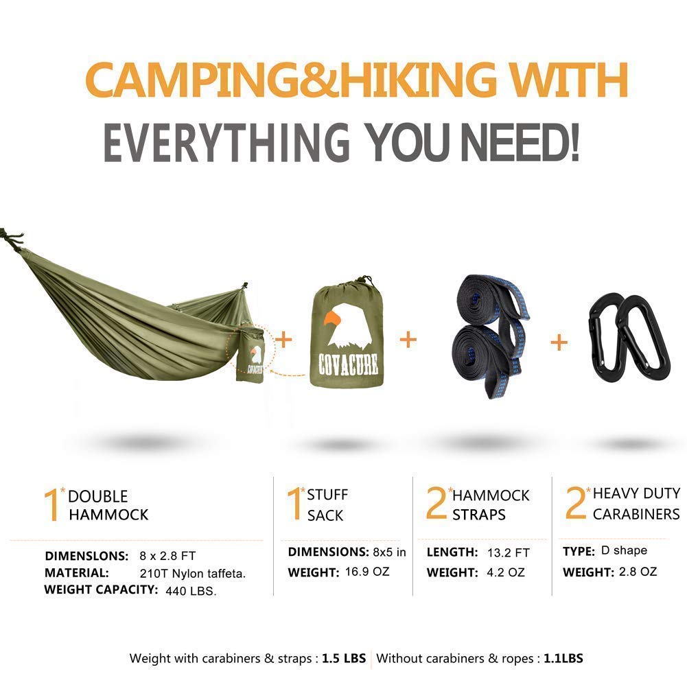 Camping Hammock with Net - Covacure