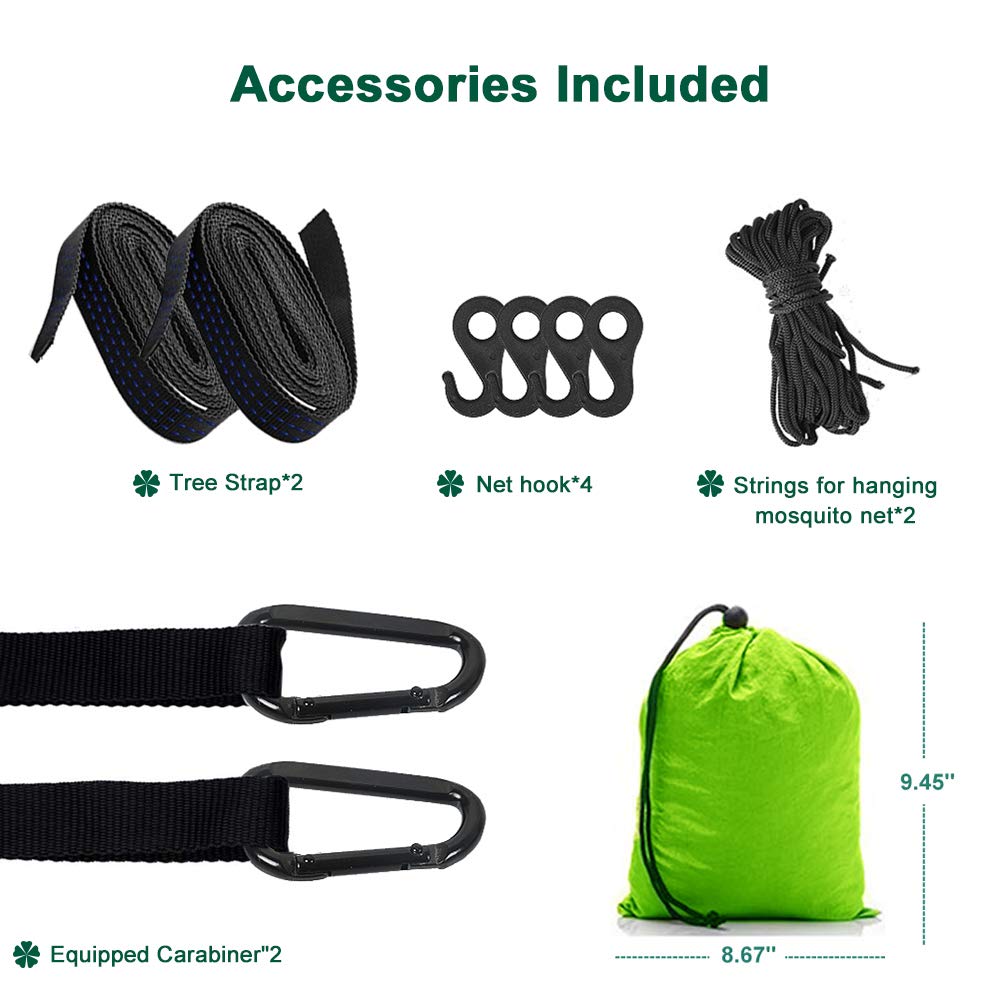Mosquito Net Camping Hammock - Hieha