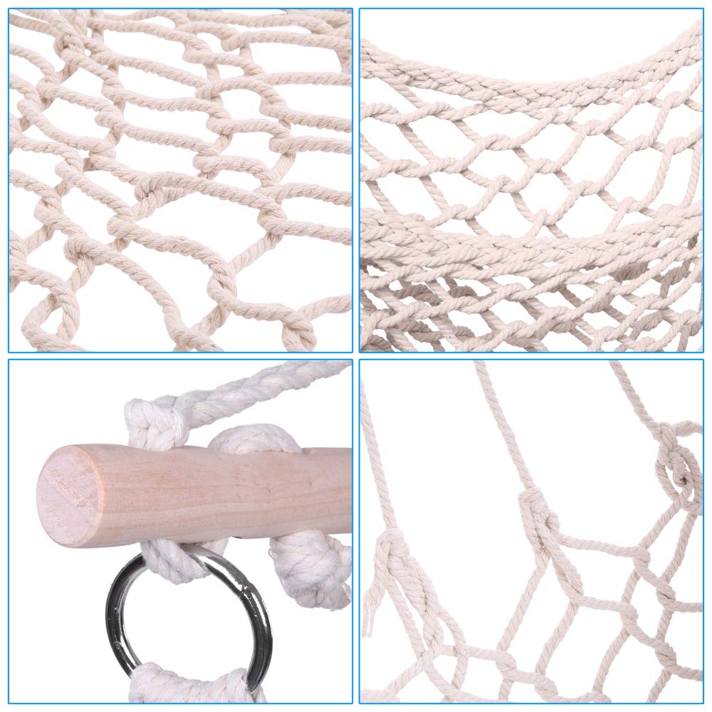Cotton Hanging Rope Net Chair Hammock - Pannow