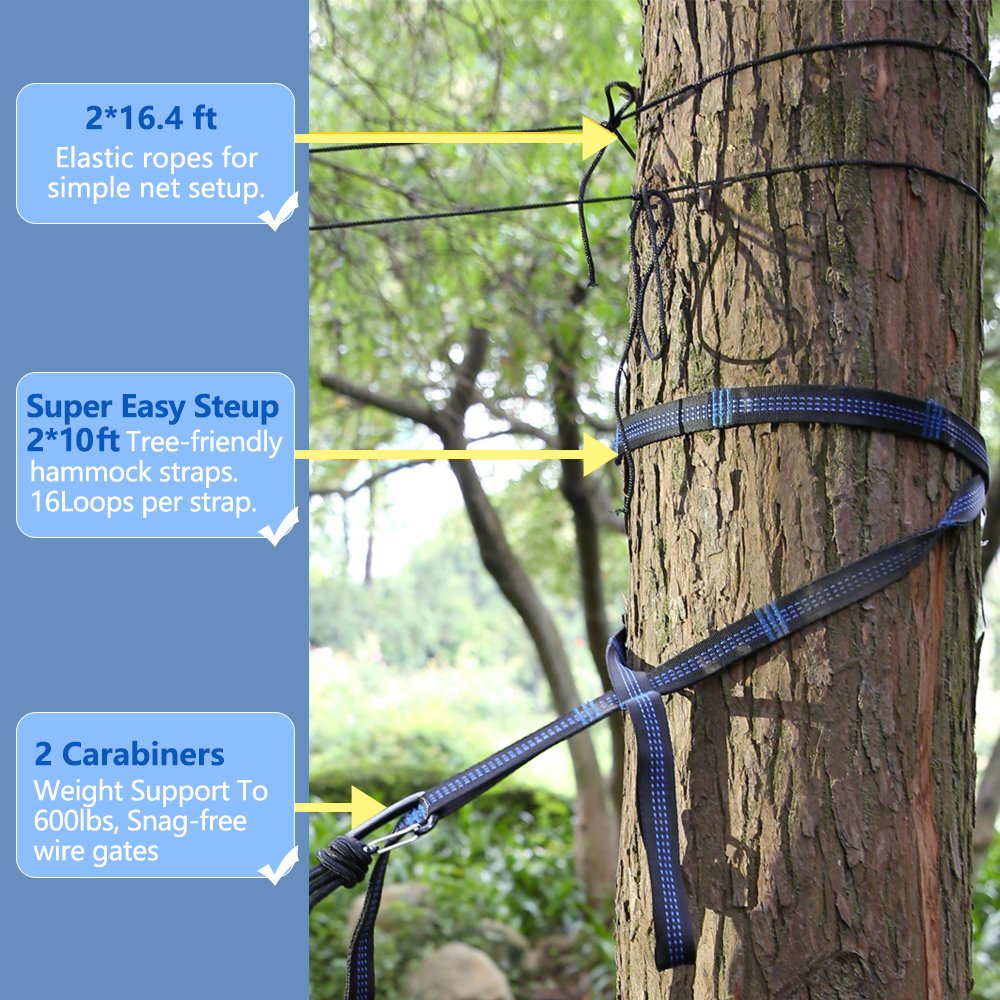 Single & Double Camping Hammock - Sunyear