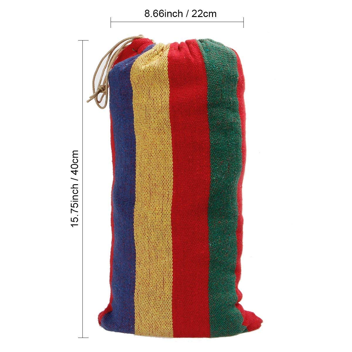 Cotton Fabric Double Camping Hammock - winemana