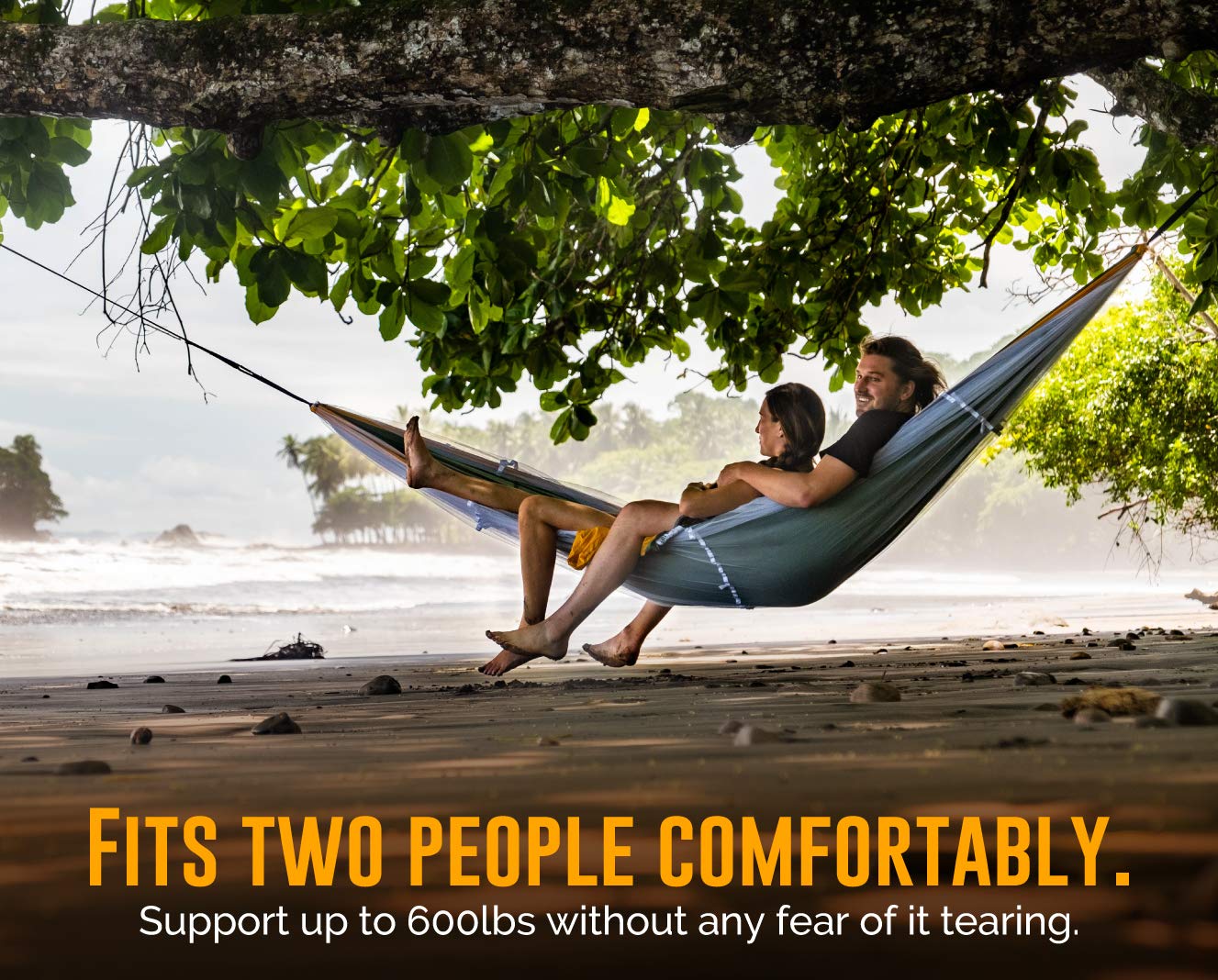 Camping Hammock with Mosquito Net - Ryno Tuff