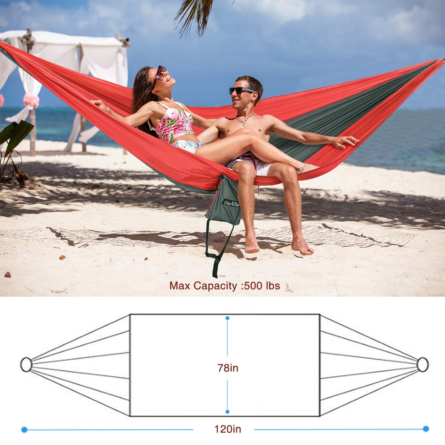 Double Camping Hammock - OlarHike