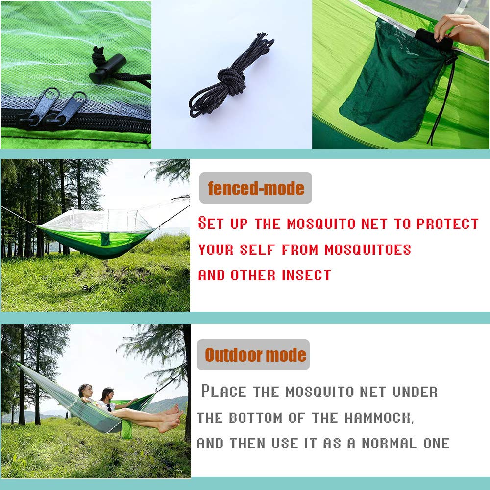 Camping Hammock with Mosquito Net - AEETT