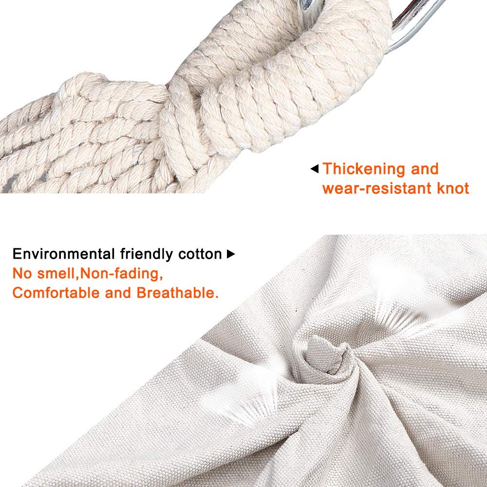 Single Cotton Outdoor Hammock - Anyoo