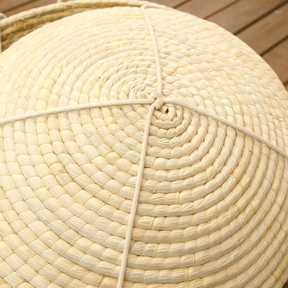 Detachable Cozy Cushion Straw Climbing Bed for Cats - Red-eye