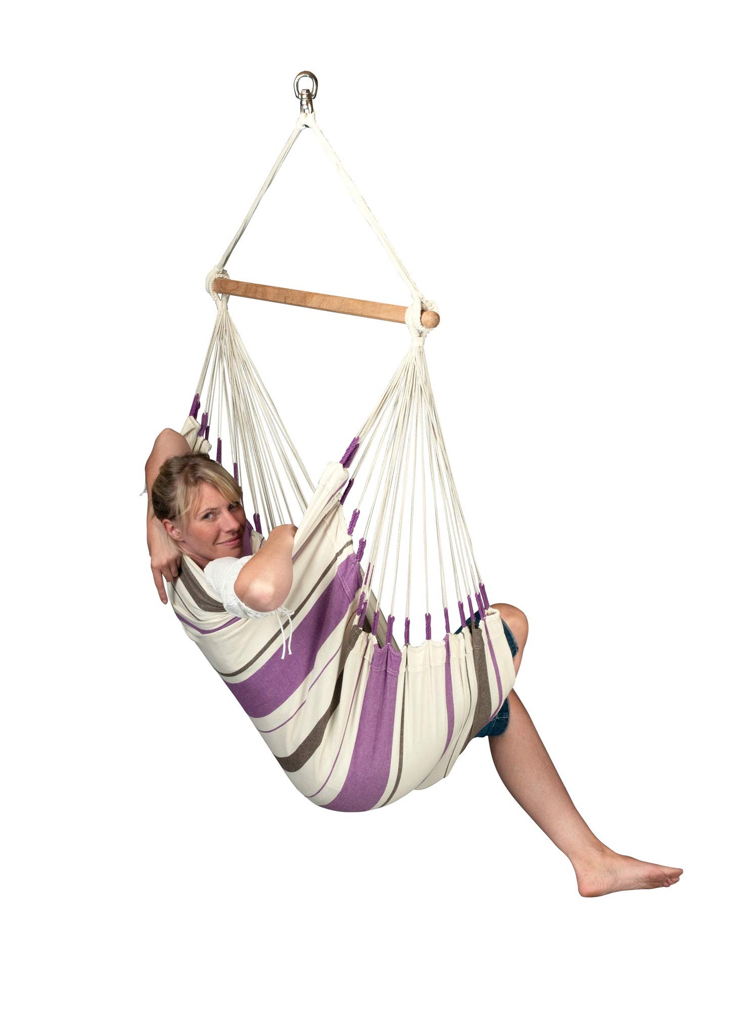 Caribena Purple Hammock Swing Chair - LA SIESTA