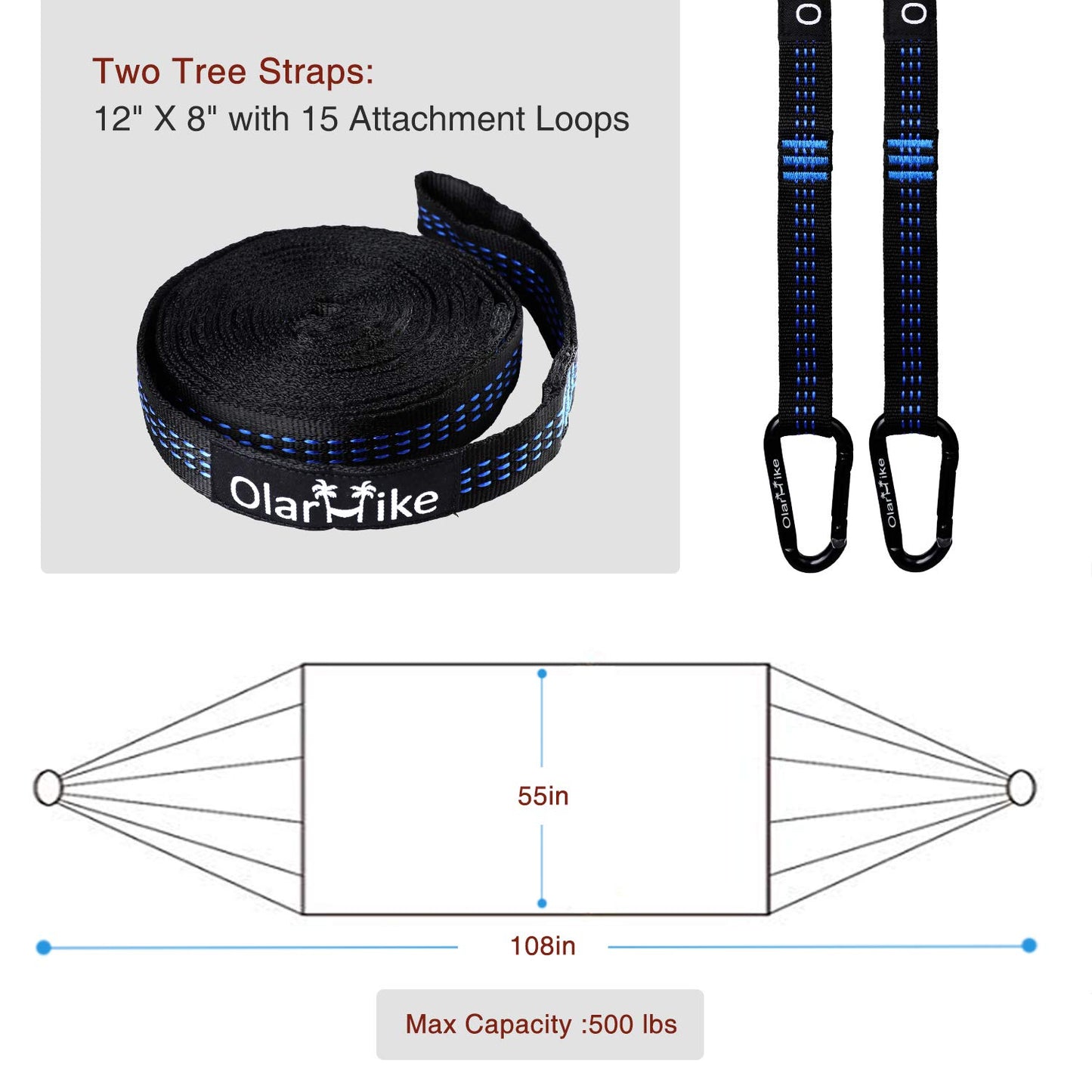 Single Camping Hammock - OlarHike