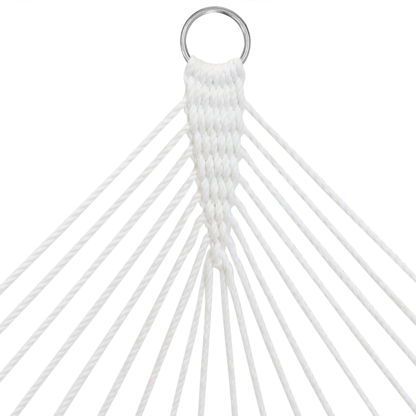 Double Quilted Fabric Hammock with Stand and Spreader Bars - Sunnydaze