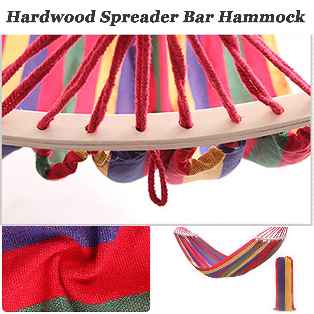 Cotton Fabric Canvas Hammock - HappyGo
