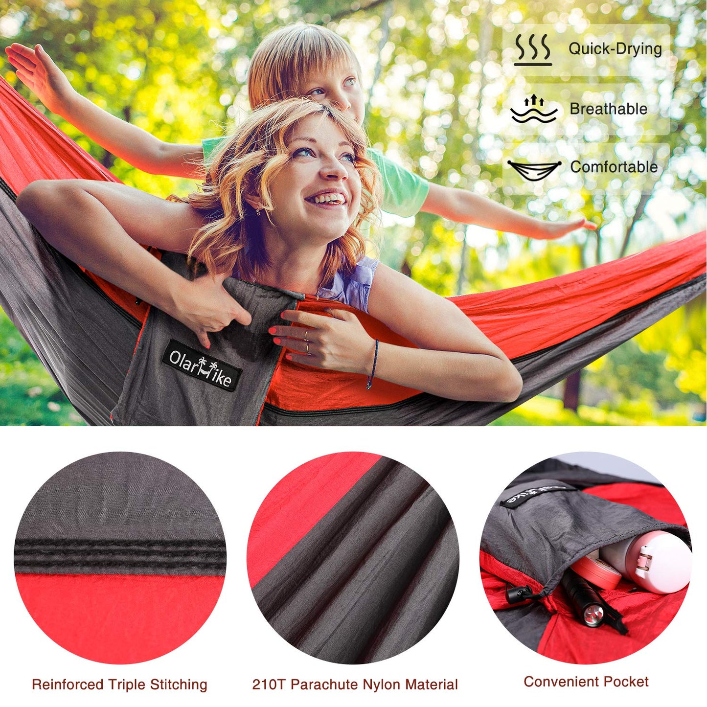 Double Camping Hammock - OlarHike