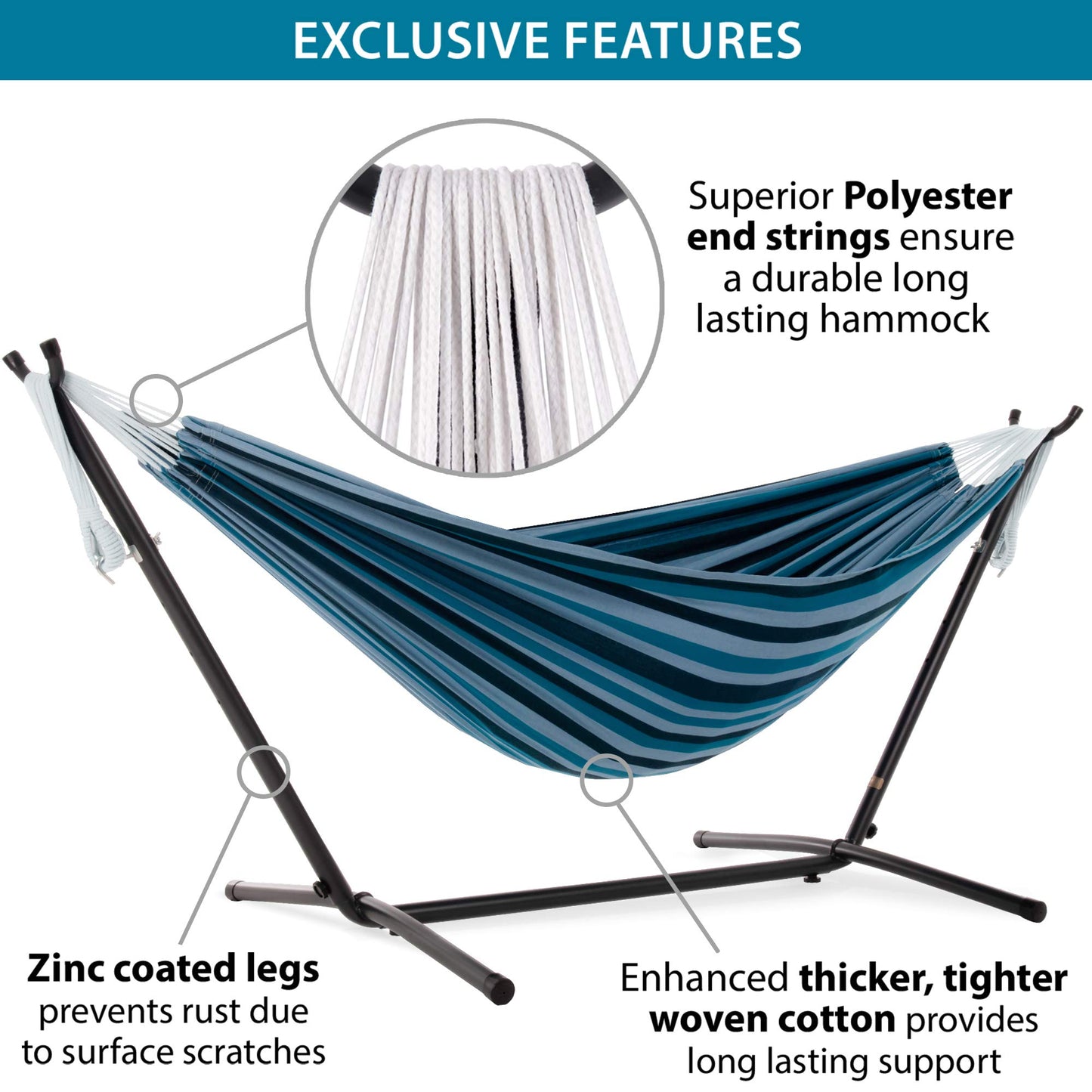 Double Cotton Hammock-Vivere