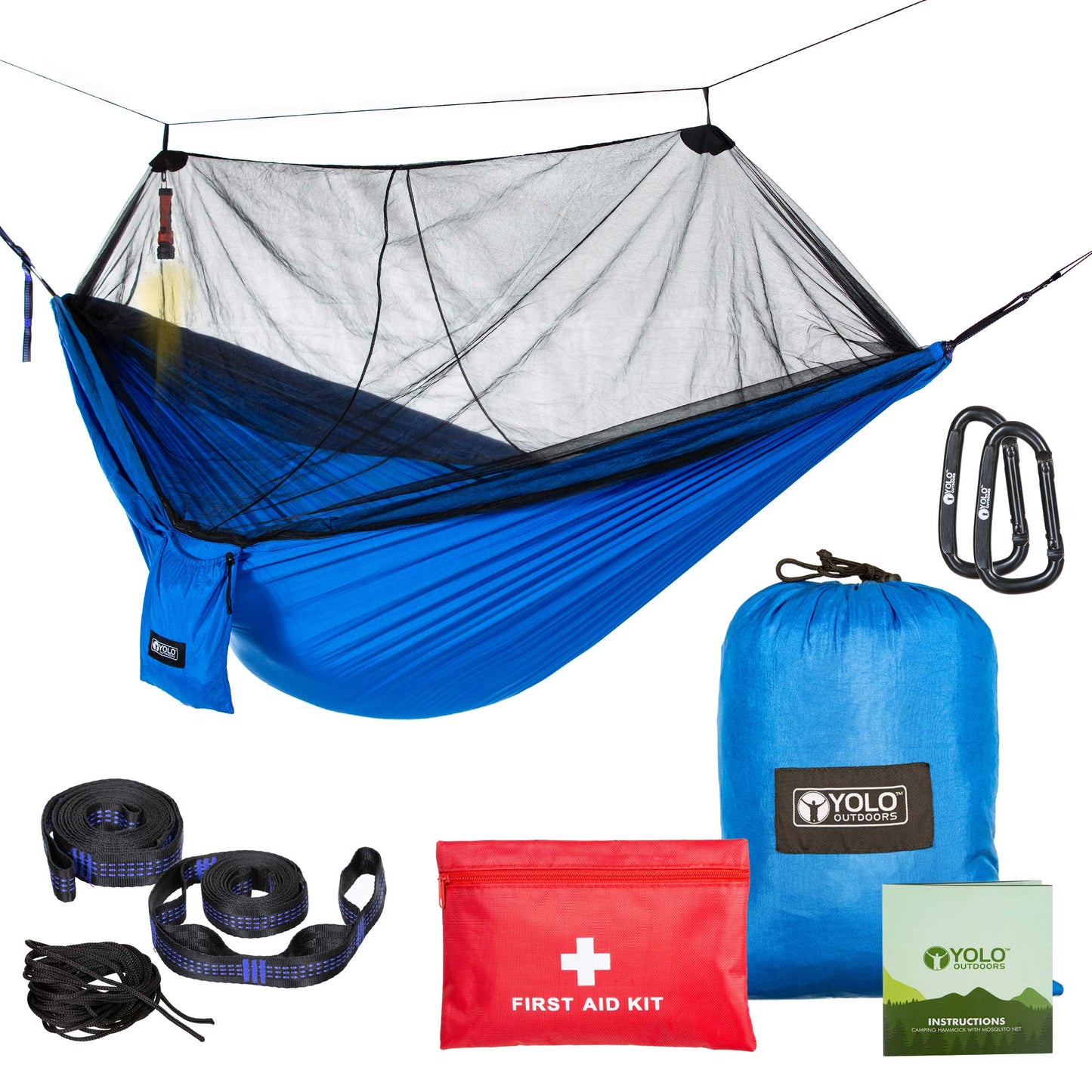 Camping Hammock with Mosquito Net - YOLO Outdoors
