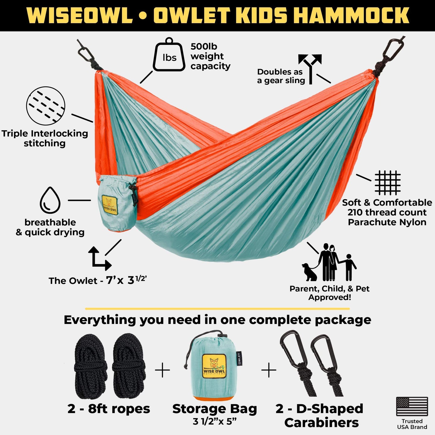 Hammock for Camping - Wise Owl Outfitters