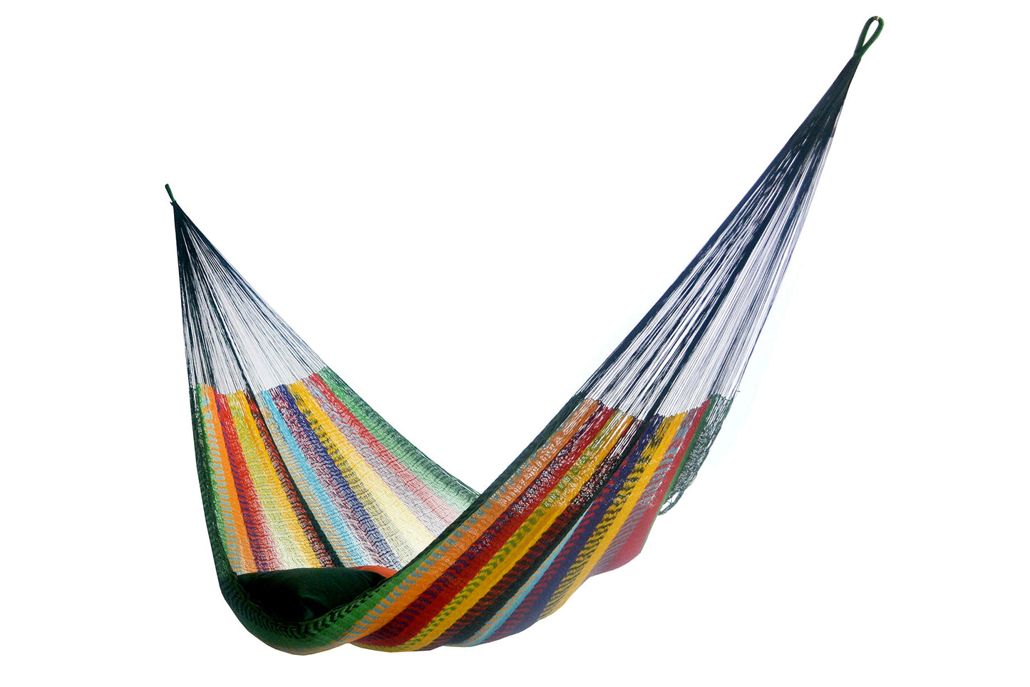 Matrimonial Size Handmade Multi color Yucatan Hammock - Hammocks Rada