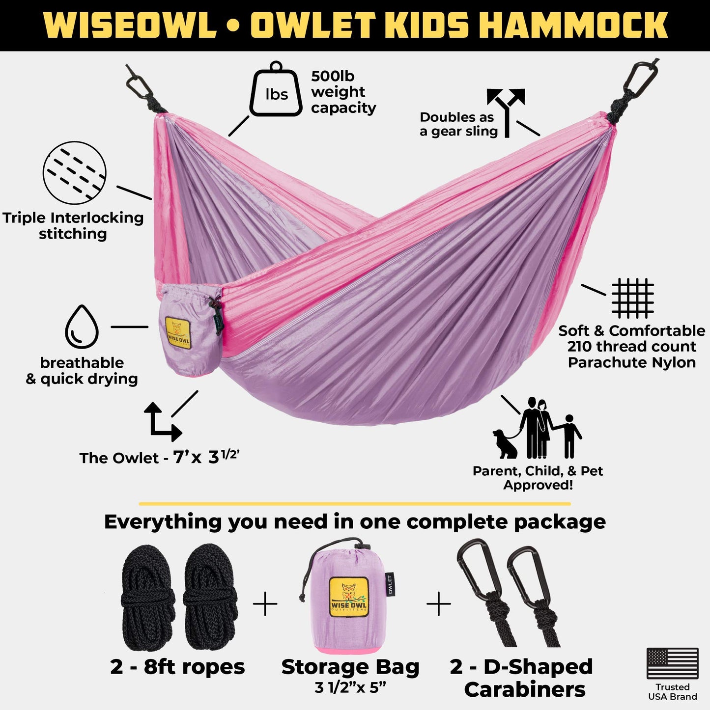 Hammock for Camping - Wise Owl Outfitters