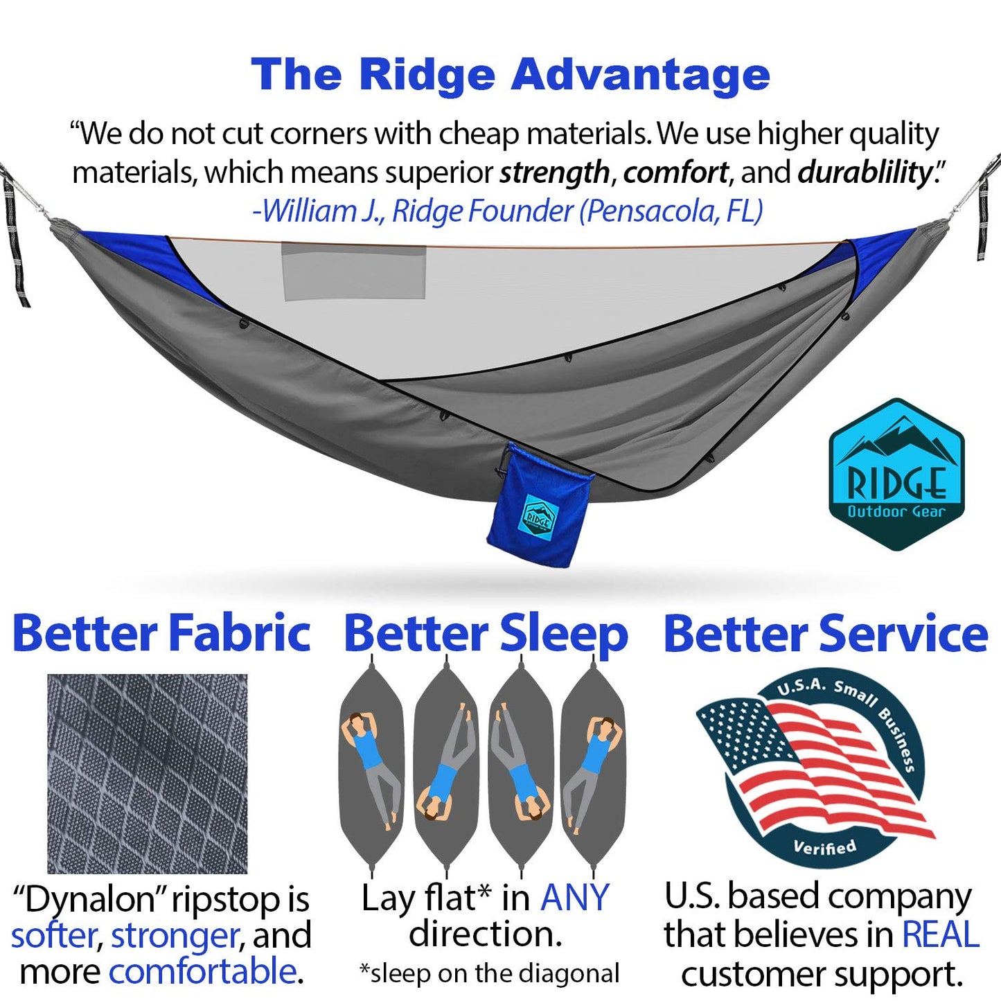 11ft Camping Hammock - Ridge Outdoor Gear