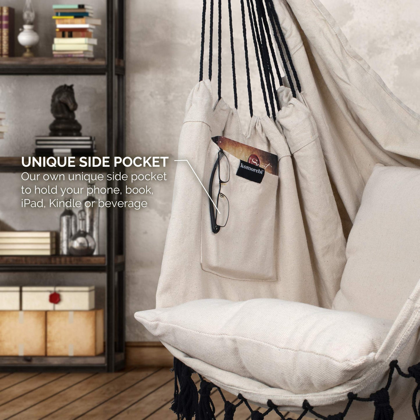 Hammock Chair Hanging Rope - Komorebi