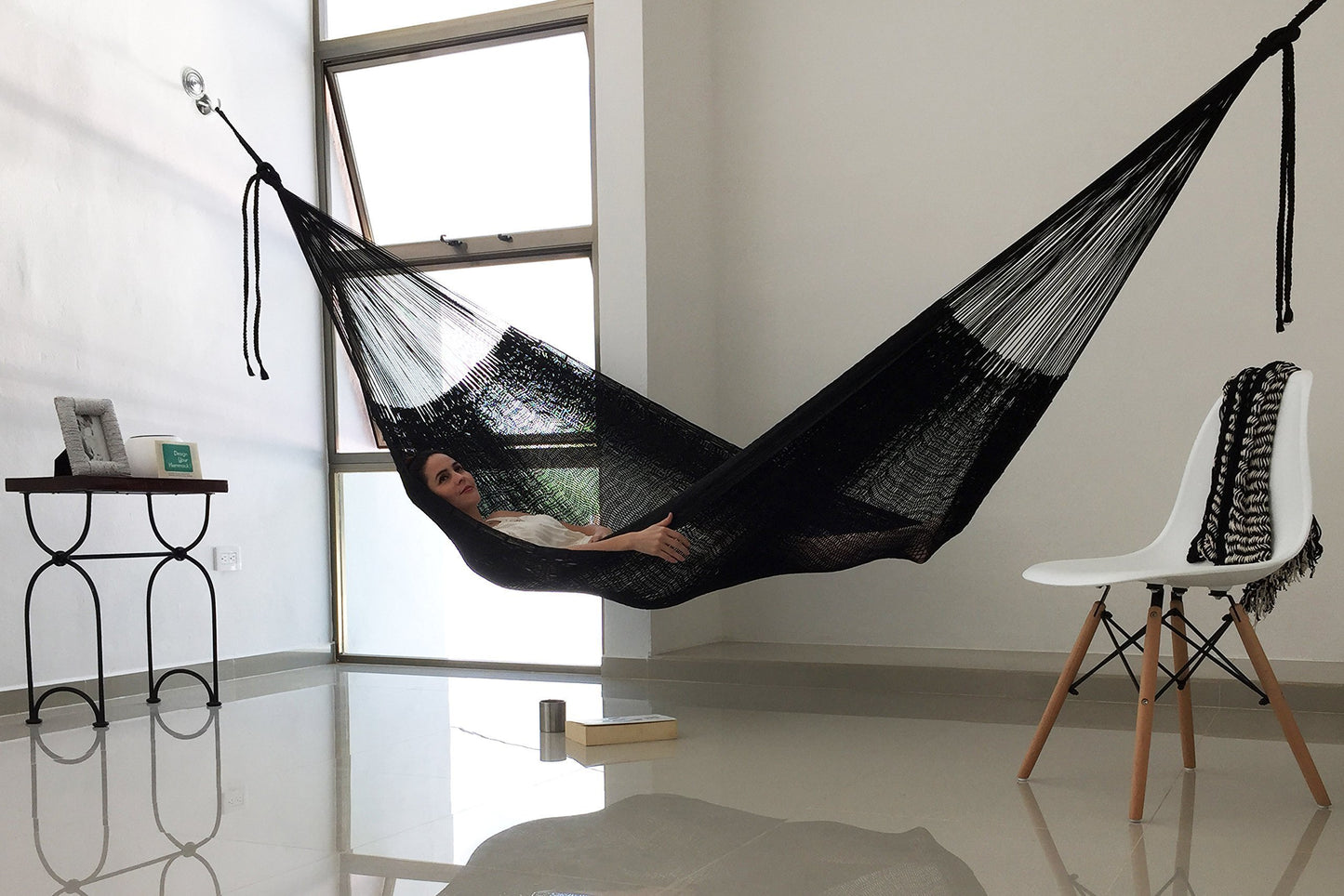 Traditional Mayan Hammock -"Black Jaguar Hammock"