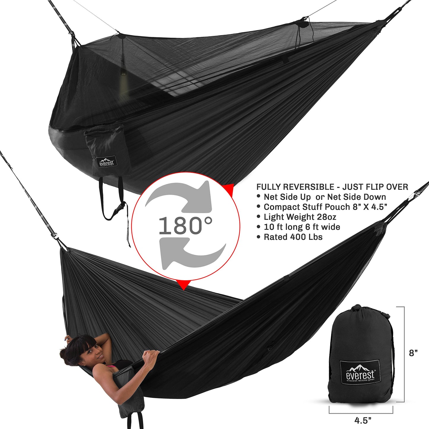 Everest Double Camping Hammock - everest active gear