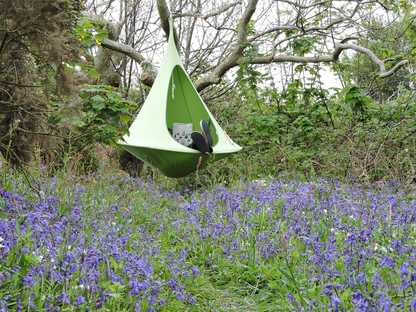 Vivere Single Cacoon Hammock with Storage Bag