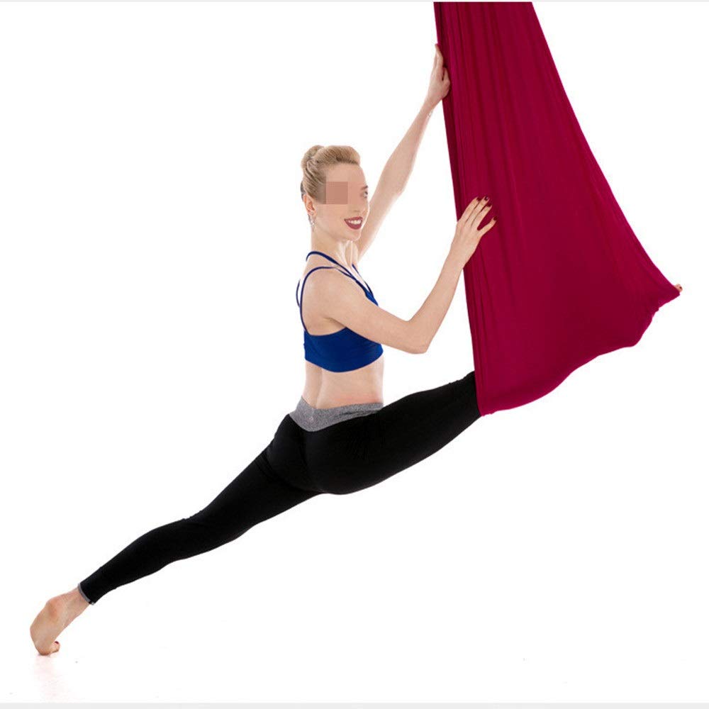 Yoga Swing Set Stretch Hammock Indoor Silk Anti-Gravity-BWAM-fitnes