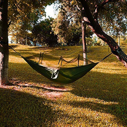 Double & Single Camping Hammock with Mosquito Net & Tree Straps