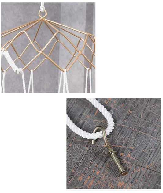 Lazy Metal Swing Basket Chair - SMGPYHWYP