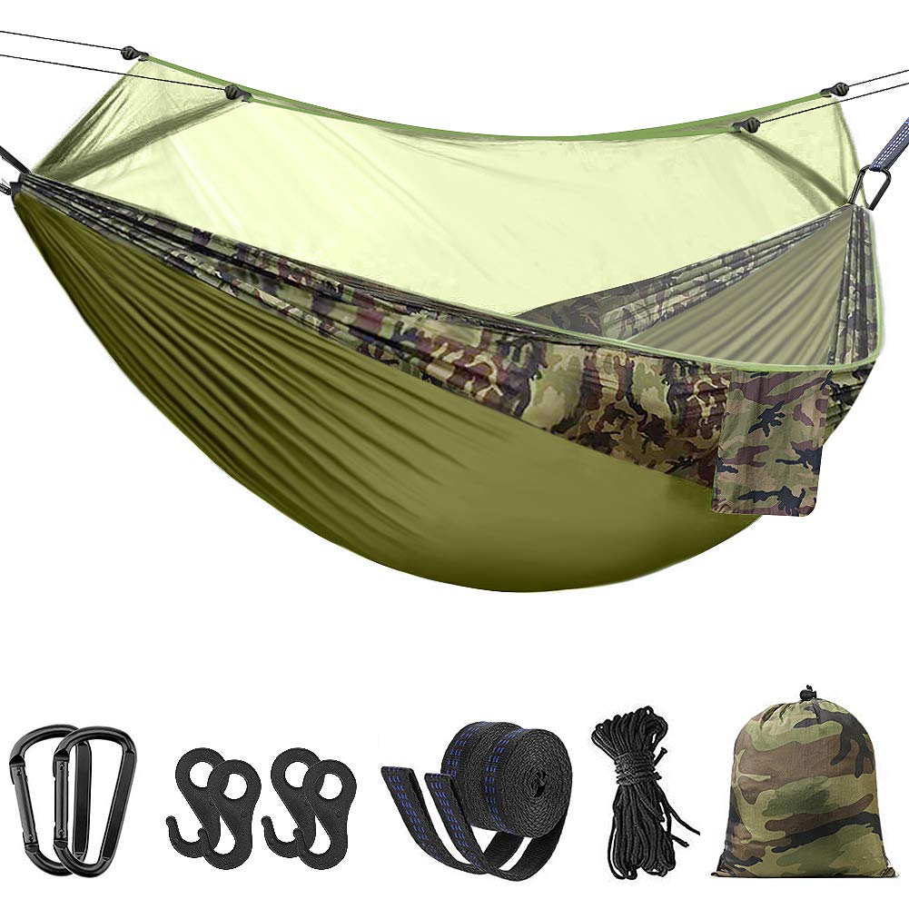 Camping Hammock with Mosquito Net - Hieha