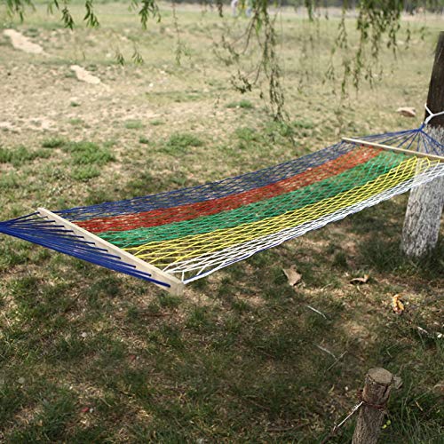 Nylon Rope Anti-Rollover Mesh Camping Hammock - CQOZ Hammock