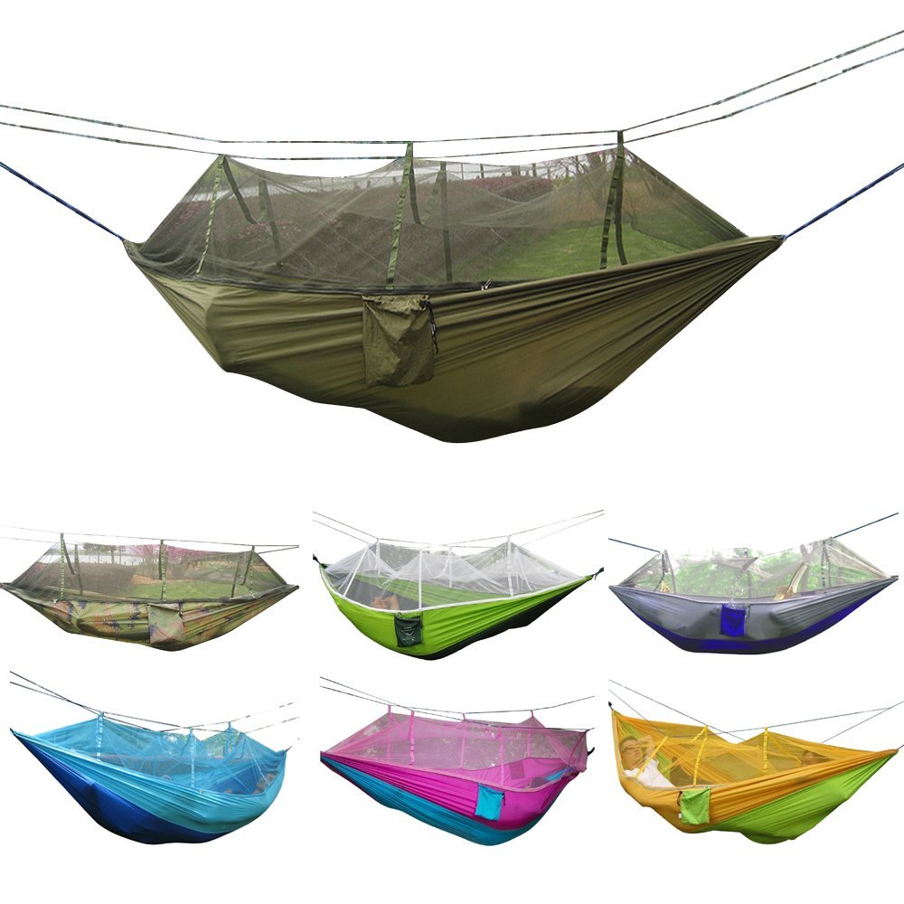 Rusee Double Camping Hammock with Mosquito Net