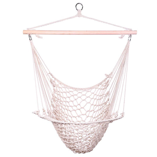 Large Cotton Rope Hanging Chair Swing Seat - Firlar