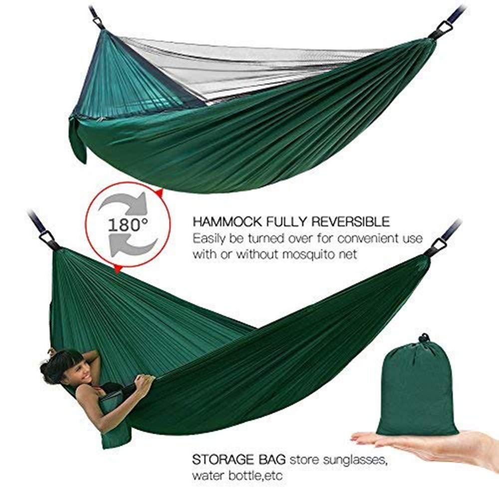 Double Camping Hammock with Mosquito Net - RRDF