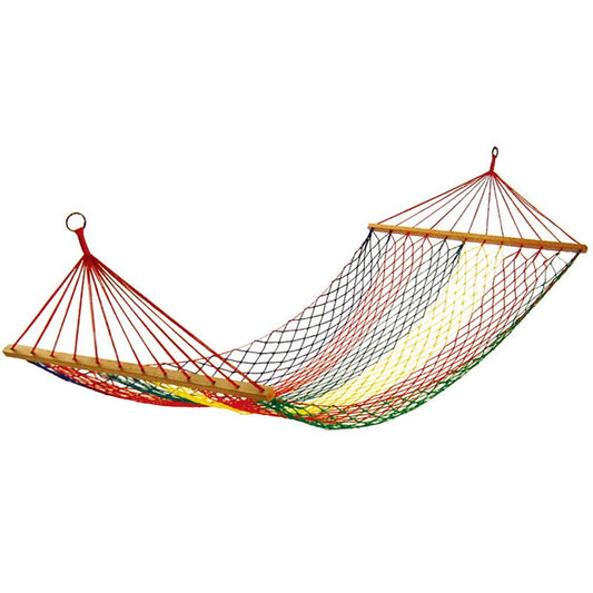 Nylon Rope Anti-Rollover Mesh Camping Hammock - CQOZ Hammock