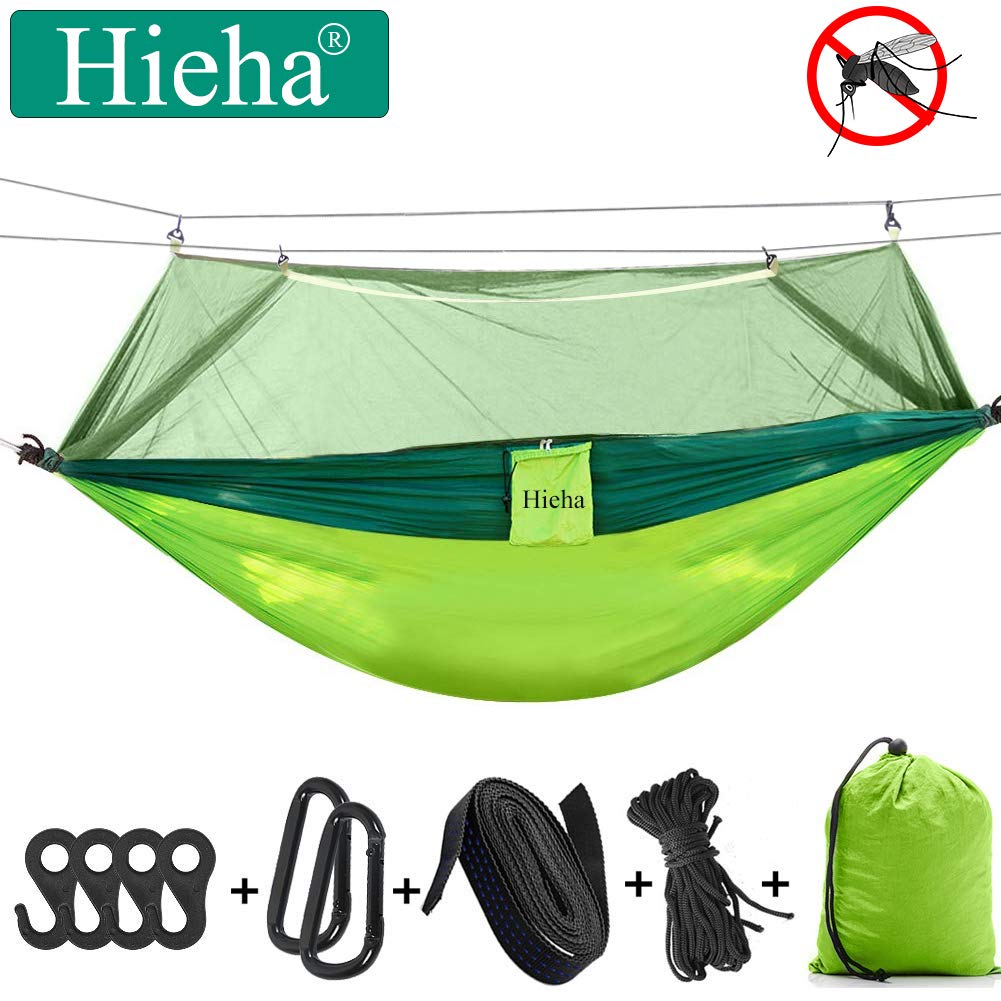 Camping Hammock with Mosquito Net - Hieha