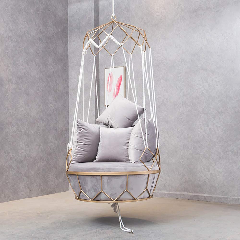 Lazy Metal Swing Basket Chair - SMGPYHWYP