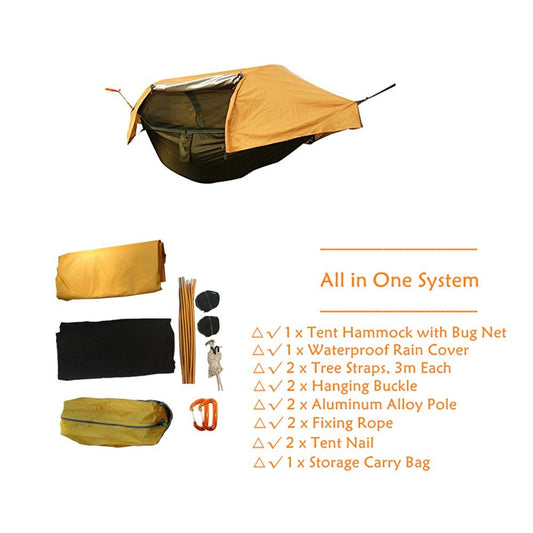 Camping Hammock with Mosquito Net - BriSunshine