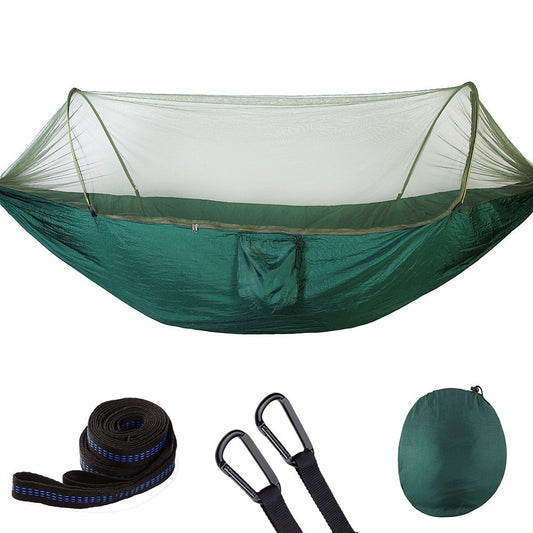 Camping Hammock with Mosquito Net & Tree Straps - CMCC