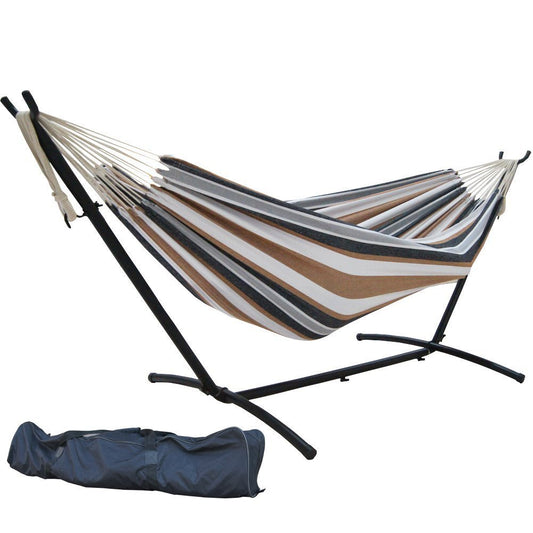 Double Hammock With Steel Stand - SueSport